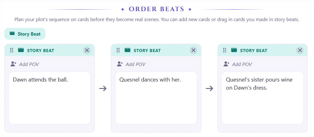 Order Story Beats